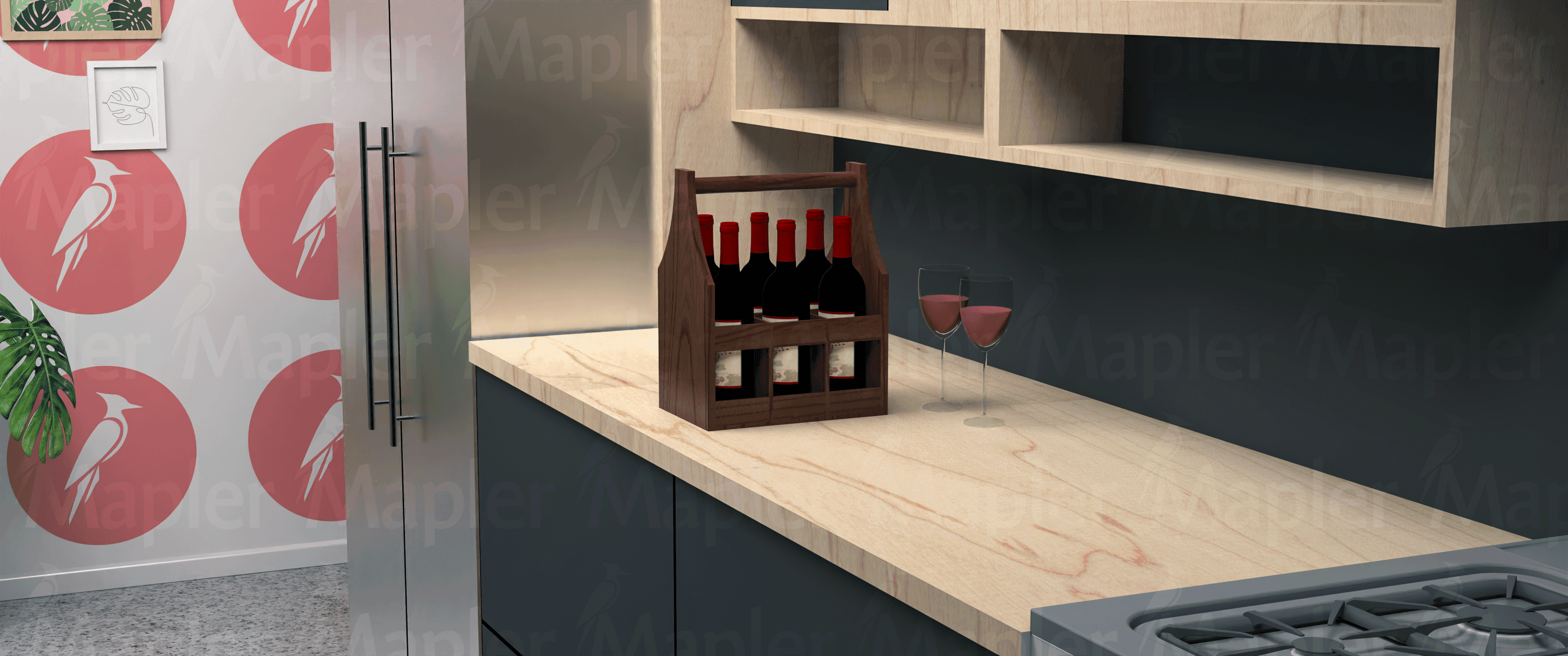 Imagen de Soporte de Vinos Portátil