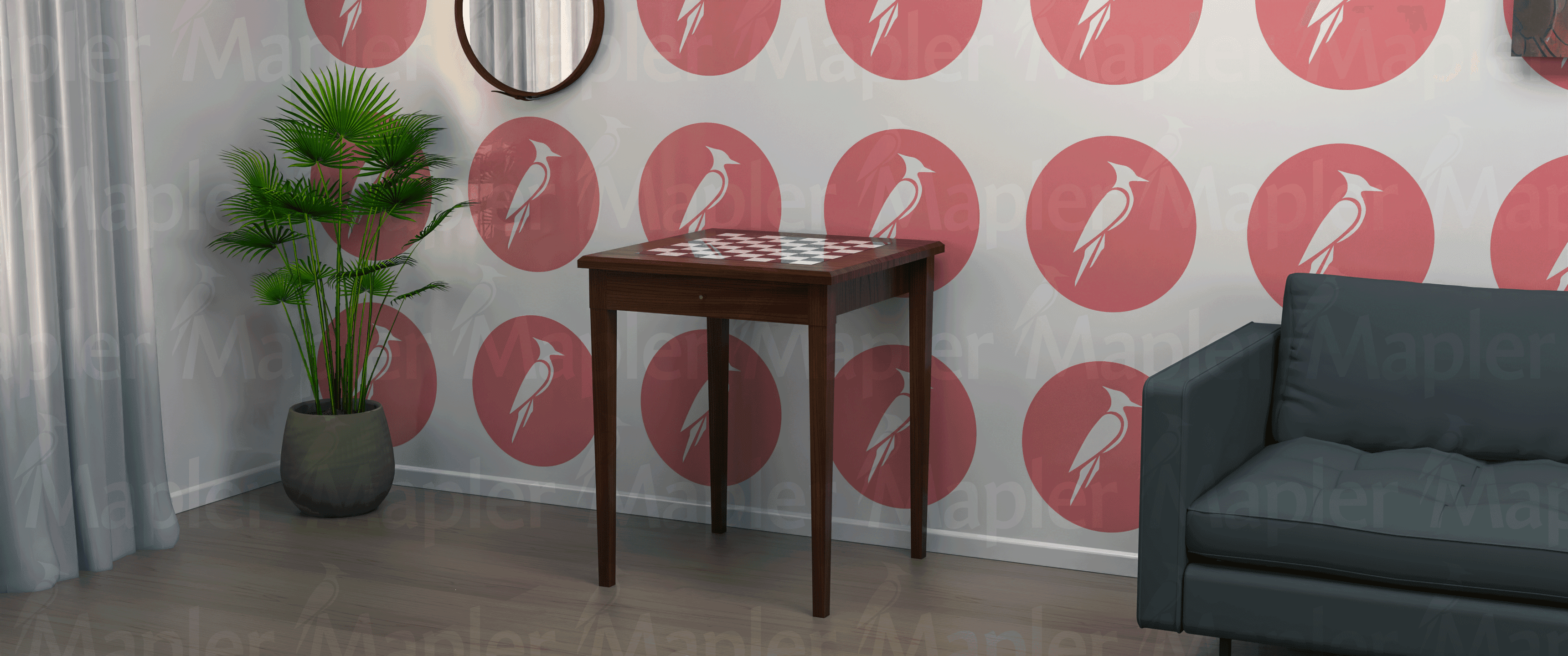 Mesa de Ajedrez Clásica