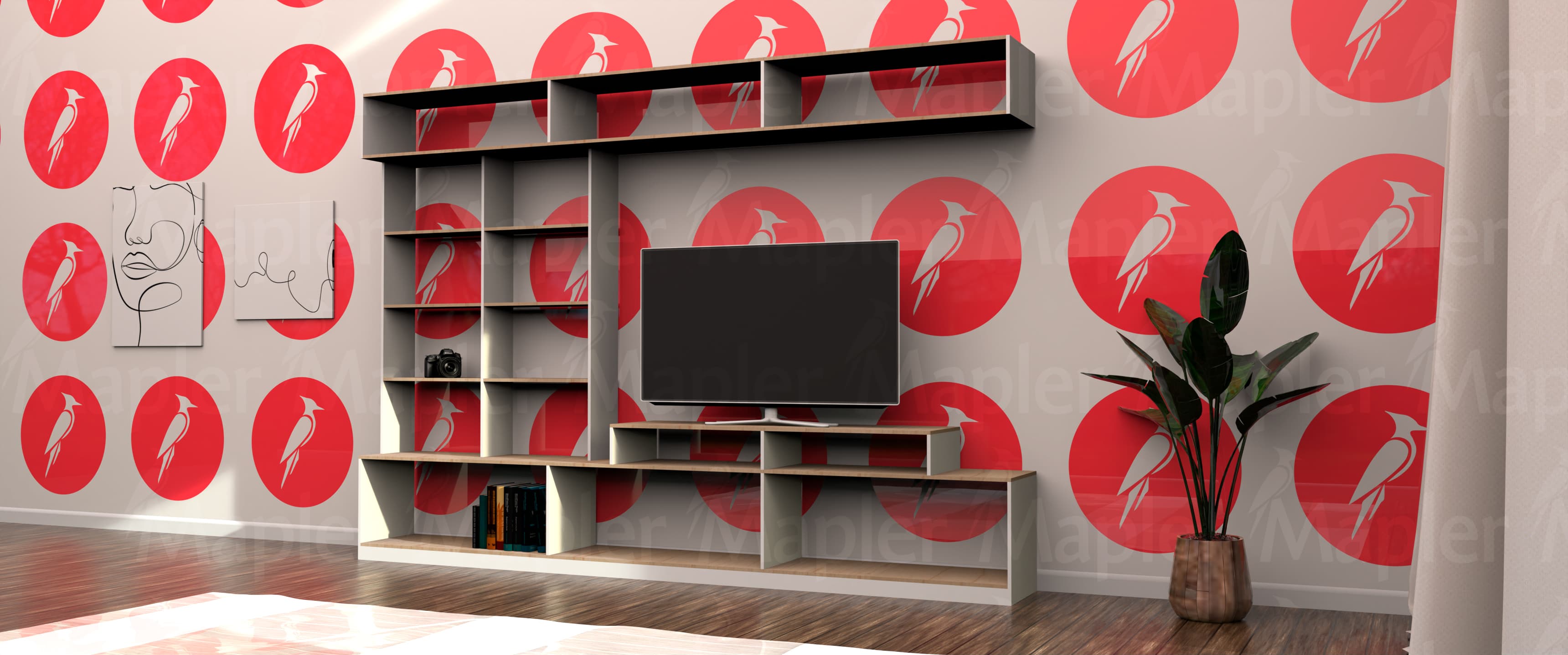 Centro de entretencion TV estandar